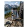 Recycled stainless steel double-walled drinking mug 500 ml Kayla pastel green