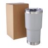 Stainless steel double-walled drinking mug 590 ml Arnold Grå