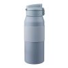 Stainless steel dubble-walled drinking bottle 800 ml Katie Grå