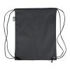 rPET polyester (210D) drawstring backpack Calix Svart