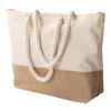 Shoppingväska i bomull Diego beige