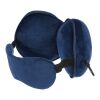 Polytester travel pillow Leontine Svart