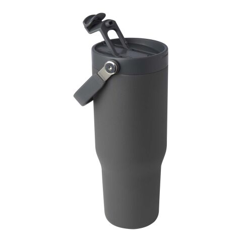 Bronx 900 ml vakuumisolerad termos av koppar och RCS-certifierat återvunnet rostfritt stål med ett lock med dubbla funktioner  Grå
