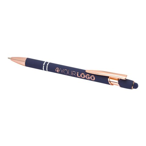 Nanna kulspetspenna med finish i roséguld (svart bläck) Standard | Havsblå | Inget reklamtryck | Inte tillgängligt | Inte tillgängligt