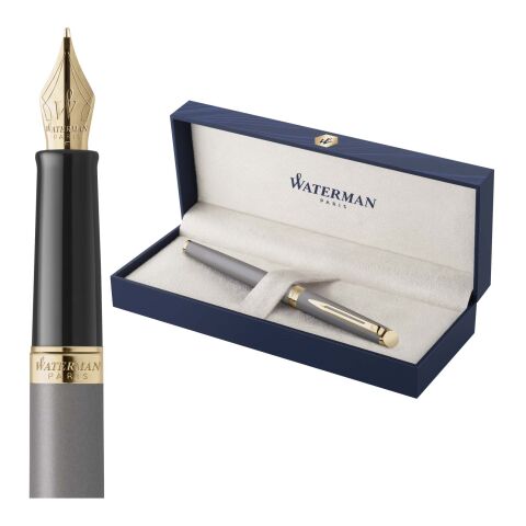 Waterman Hemisphere-reservoarpenna, M Grå | Inget reklamtryck