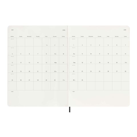 12M veckoplanerare med mjukt omslag Standard | svart | Inget reklamtryck | Inte tillgängligt | Inte tillgängligt