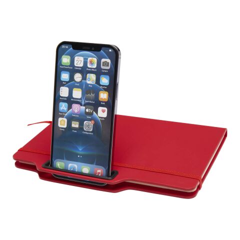 Nexus A5 inbunden anteckningsbok med kombinerad penna och stiftspenna Standard | Röd | Inget reklamtryck | Inte tillgängligt | Inte tillgängligt