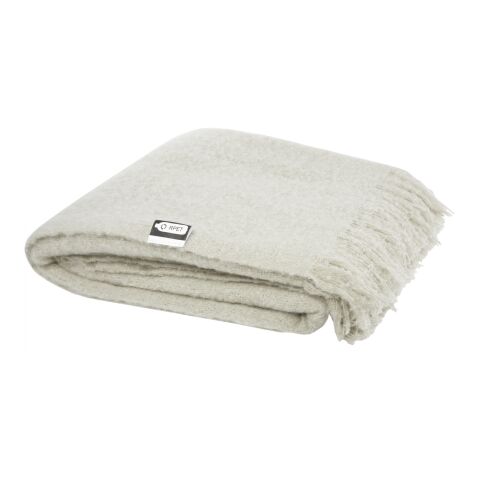 Ivy RPET mohair filt Ljusgrå