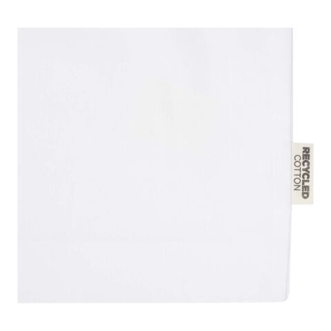 Madras 140 g/m² tygväska av återvunnen GRS-bomull med bälg Standard | Vit | Inget reklamtryck | Inte tillgängligt | Inte tillgängligt | Inte tillgängligt