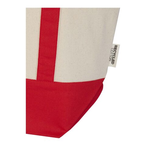 Sam 320 g/m² tygväska av GRS-återvunnen bomull Standard | Röd-Natur | Inget reklamtryck | Inte tillgängligt | Inte tillgängligt | Inte tillgängligt