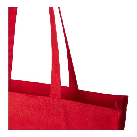 Odisha 180 g/m² tygväska av ekologiskt OCS-material med bälg, 14 l  Standard | Röd | Inget reklamtryck | Inte tillgängligt | Inte tillgängligt | Inte tillgängligt