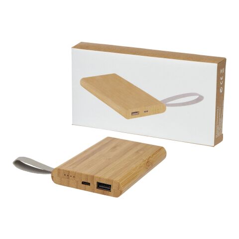 Tulda 5000 mAh bambu powerbank Standard | Natur | Inget reklamtryck | Inte tillgängligt | Inte tillgängligt