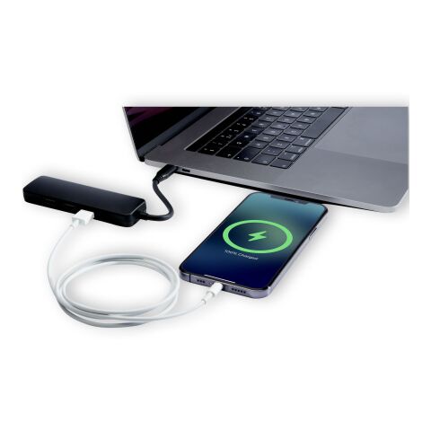 Loop RCS multimedieadapter USB 2.0–3.0 av återvunnen plast med HDMI-port Standard | svart | Inget reklamtryck | Inte tillgängligt | Inte tillgängligt