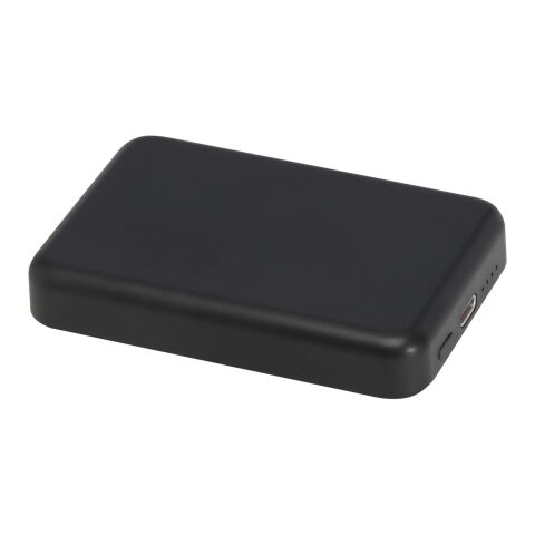 Acrab 5 000 mAh 15 W magnetisk trådlös powerbank med 20 W PD – tillverkad av återvunnen plast Standard | Svart | Inget reklamtryck | Inte tillgängligt | Inte tillgängligt