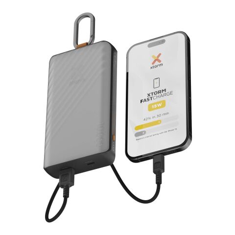 Xtorm XG2S101 Go2 10 000 mAh 15 W solcellsdriven powerbank med belysning  Standard | Heather Charcoal | Inget reklamtryck | Inte tillgängligt | Inte tillgängligt