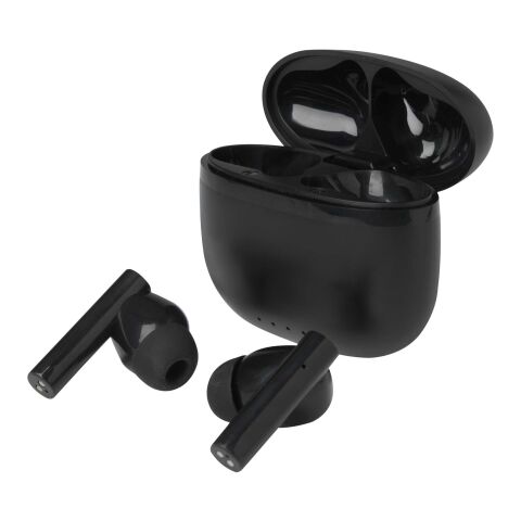 Alterf True Wireless Bluetooth®-öronsnäckor av återvunnen plast med öronproppar av silikon Svart