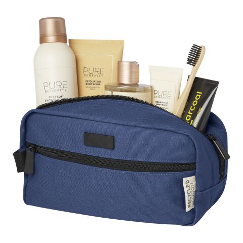 Joey necessär av återvunnen GRS-canvas, 3,5 l Standard | Mörkblå | Inget reklamtryck | Inte tillgängligt | Inte tillgängligt | Inte tillgängligt