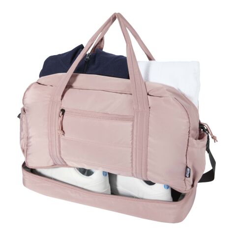Puffer duffelväska med isolerad botten av återvunnen GRS, 30 l  Dusty Pink