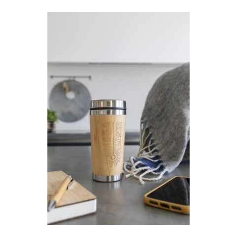Resemugg i bambu (400 ml) Brun | Inget reklamtryck | Inte tillgängligt | Inte tillgängligt