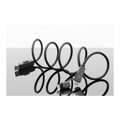SCX.design C59 100 W laddningskabel av magnetiskt silikon Standard | Svart | Inget reklamtryck | Inte tillgängligt | Inte tillgängligt