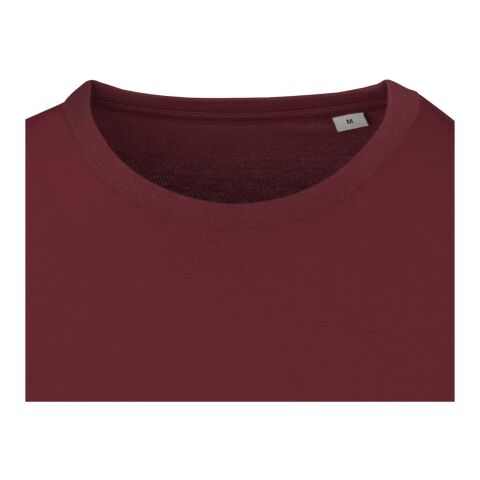 Nanaimo kortärmad T-shirt dam Djup vinröd | XXS