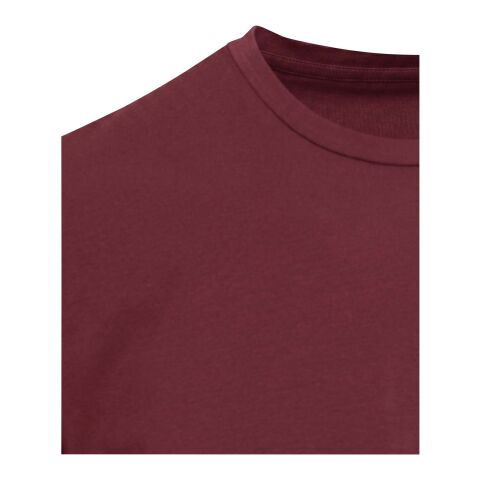 Balfour 200 g/m² kortärmad rundhalsad unisex-T-shirt av ekologiskt OCS-material Djup vinröd | L