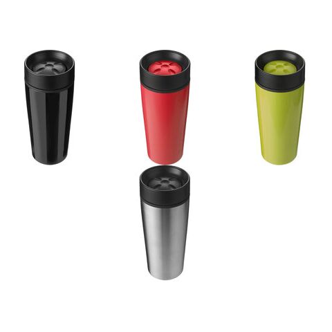 Mugg &#039;to go&#039; 450ml Silver | Inget reklamtryck | Inte tillgängligt | Inte tillgängligt