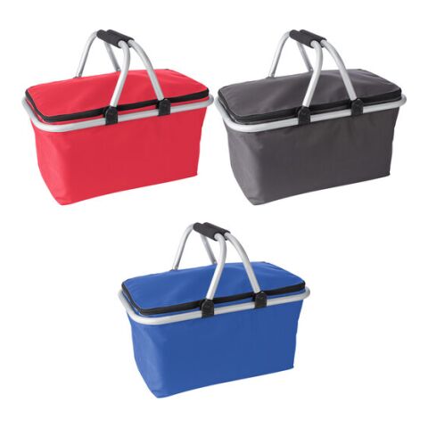 Kylväska (320-330 g) med aluminiumram och dragkedja Röd | Inget reklamtryck | Inte tillgängligt | Inte tillgängligt