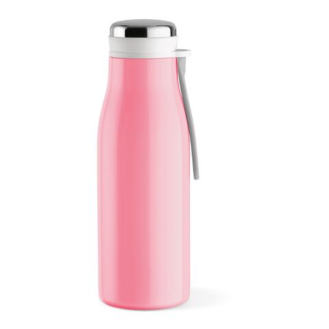 Arkansas 350 fles gerecycled roestvrij staal 400 ml Ljusrosa | Inget reklamtryck