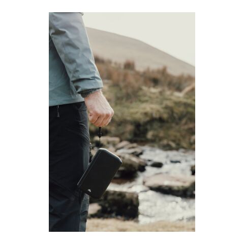 Nordic Drift Titan 10.000 mAh solcells-powerbank med 3 panel svart | Inget reklamtryck | Inte tillgängligt | Inte tillgängligt