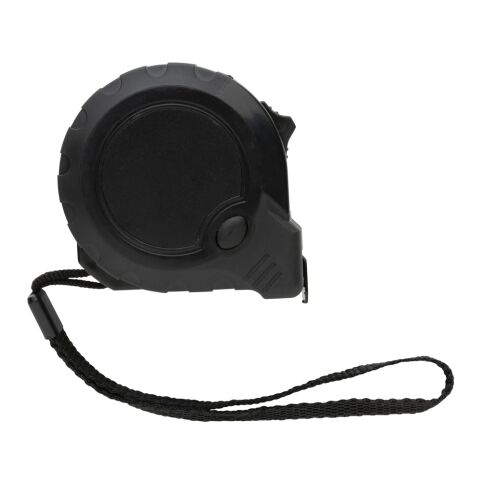 RCS återvunnen plast 5M/19mm måttband med stoppknapp svart | Inget reklamtryck | Inte tillgängligt | Inte tillgängligt