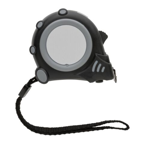 RCS återvunnen plast Grip 3M/16mm måttband grå-svart | Inget reklamtryck | Inte tillgängligt | Inte tillgängligt