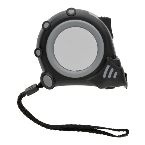 RCS återvunnen plast Grip 5M/19mm måttband grå-svart | Inget reklamtryck | Inte tillgängligt | Inte tillgängligt