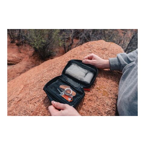 Första hjälpen-set i RCS återvunnen nubuck PU svart | Inget reklamtryck | Inte tillgängligt | Inte tillgängligt