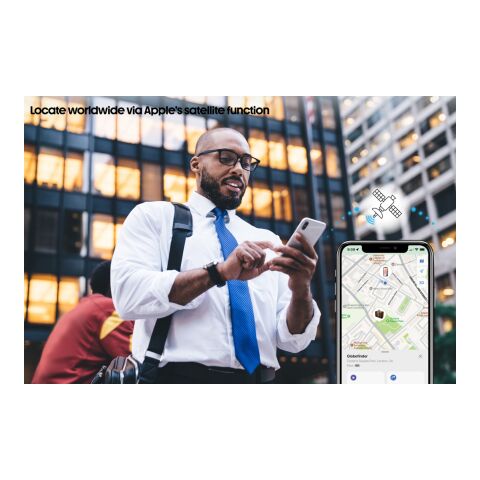 Globetrack RCS  bagagetagg, kan spåras i alla länder svart | Inget reklamtryck | Inte tillgängligt | Inte tillgängligt