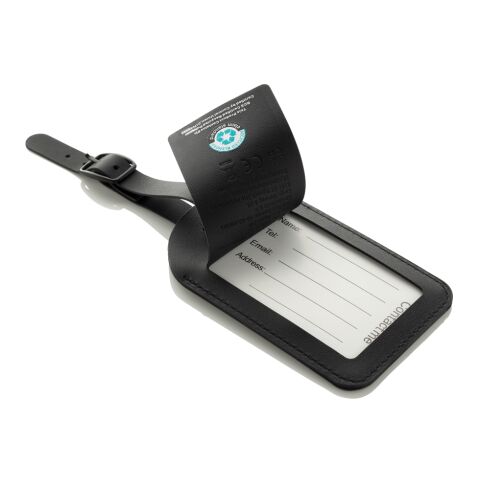 Globefind Dual RCS bagagetagg med global spårning svart | Inget reklamtryck | Inte tillgängligt | Inte tillgängligt