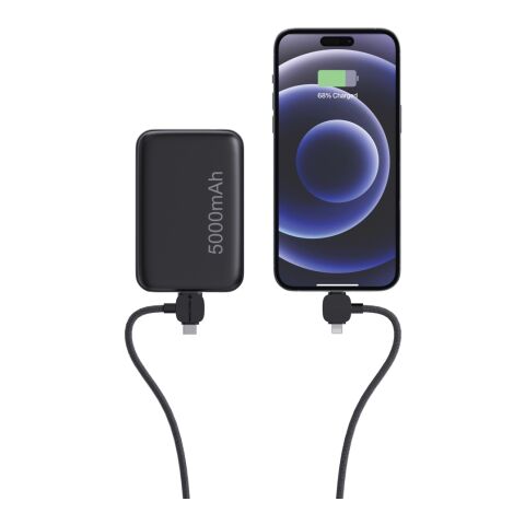 Urban Vitamin Stockton 65W återvunnen magnetkabel i rTPE/PET svart | Inget reklamtryck | Inte tillgängligt | Inte tillgängligt