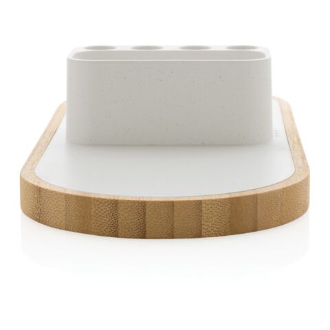 Ontario 10W dubbel trådlös FSC®&amp; RCS rplast vit | Inget reklamtryck | Inte tillgängligt | Inte tillgängligt