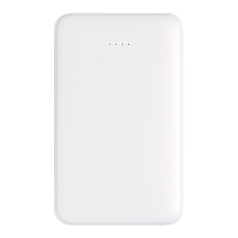 5.000 mAh powerbank i fickformat med integrerade kablar vit | Inget reklamtryck | Inte tillgängligt | Inte tillgängligt