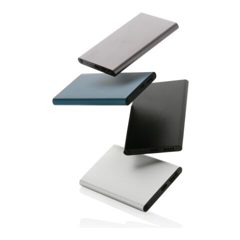 4.000mAh powerbank, type C, RCS återvunnen plast/aluminium silver | Inget reklamtryck | Inte tillgängligt | Inte tillgängligt