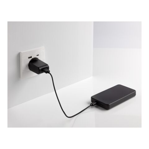 Boostcore RCS powerbank i återvunnen plast 10.000mAh USB C svart | Inget reklamtryck | Inte tillgängligt | Inte tillgängligt