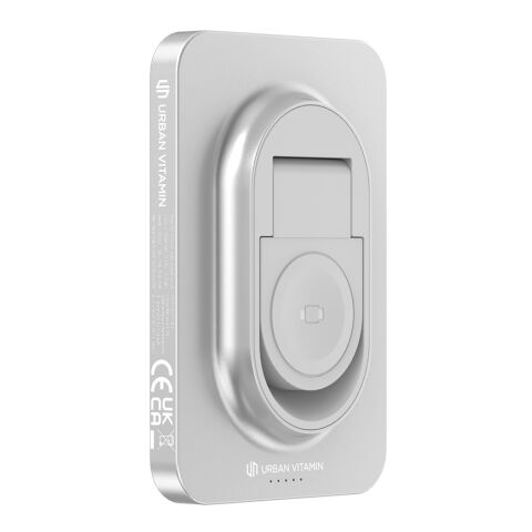 Urban Vitamin Malibu 5.000mAh powerbank RCS plastic/alu silver | Inget reklamtryck | Inte tillgängligt | Inte tillgängligt