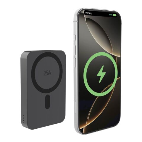 Quantom RCS ultrasnabb 10 000 mAh magnetisk powerbank grå-svart | Inget reklamtryck | Inte tillgängligt | Inte tillgängligt