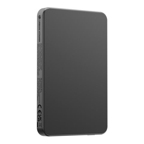 Urban Vitamin Marin 5000mAh magnetisk 15W trådlös powerbank svart | Inget reklamtryck | Inte tillgängligt | Inte tillgängligt
