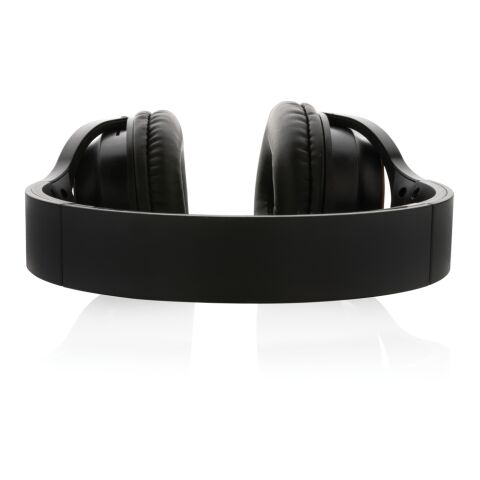 Elite hopvikbara trådlösa hörlurar, RCS och FSC® bambu svart | Inget reklamtryck | Inte tillgängligt | Inte tillgängligt