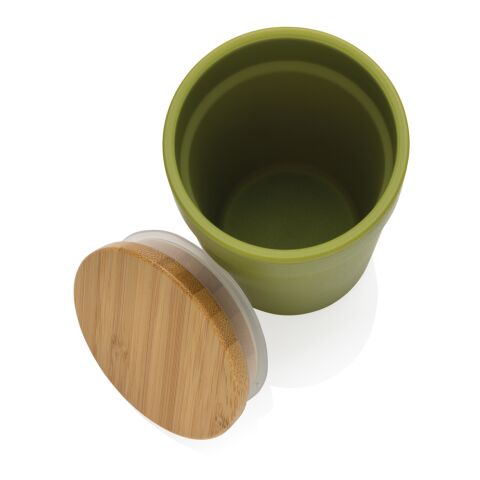 GRS RPP mugg med FSC® bambulock grön | Inget reklamtryck | Inte tillgängligt | Inte tillgängligt