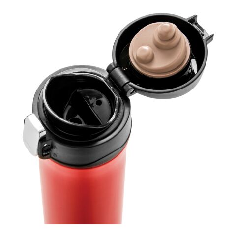 Easy lock vakuummugg RCS återvunnet stainless steel röd | Inget reklamtryck | Inte tillgängligt | Inte tillgängligt