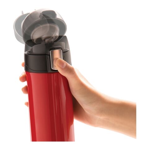 Easy lock vakuummugg RCS återvunnet stainless steel röd | Inget reklamtryck | Inte tillgängligt | Inte tillgängligt