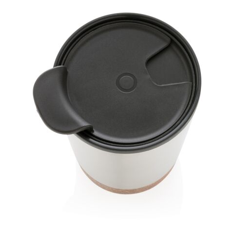 GRS RPP stainless steel kork mugg silver | Inget reklamtryck | Inte tillgängligt | Inte tillgängligt