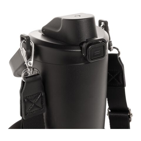 Avira Ayla RCS återvunnet stål duosip låsbar axelremsmugg svart | Inget reklamtryck | Inte tillgängligt | Inte tillgängligt